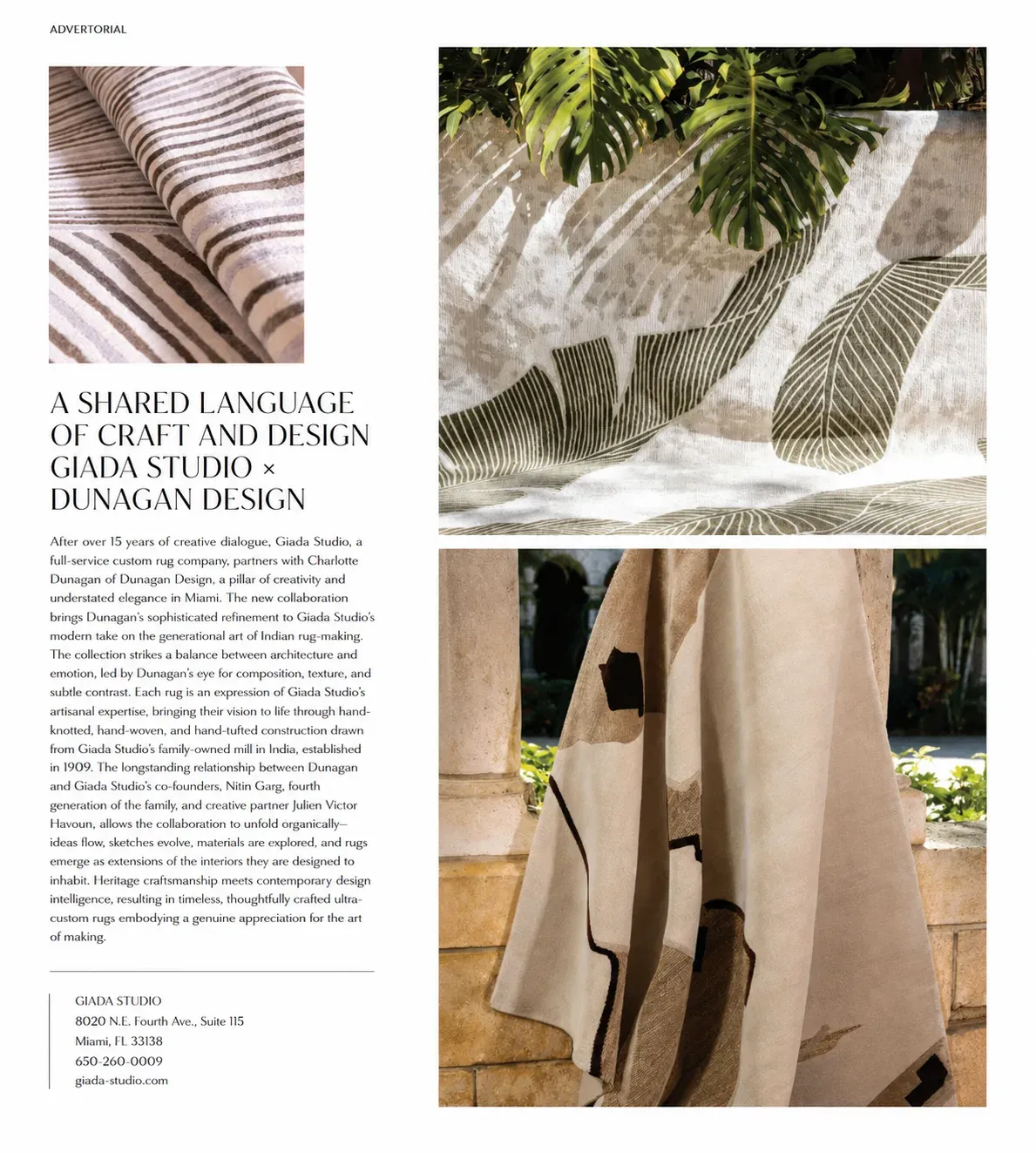 Florida Design editorial feature — page one